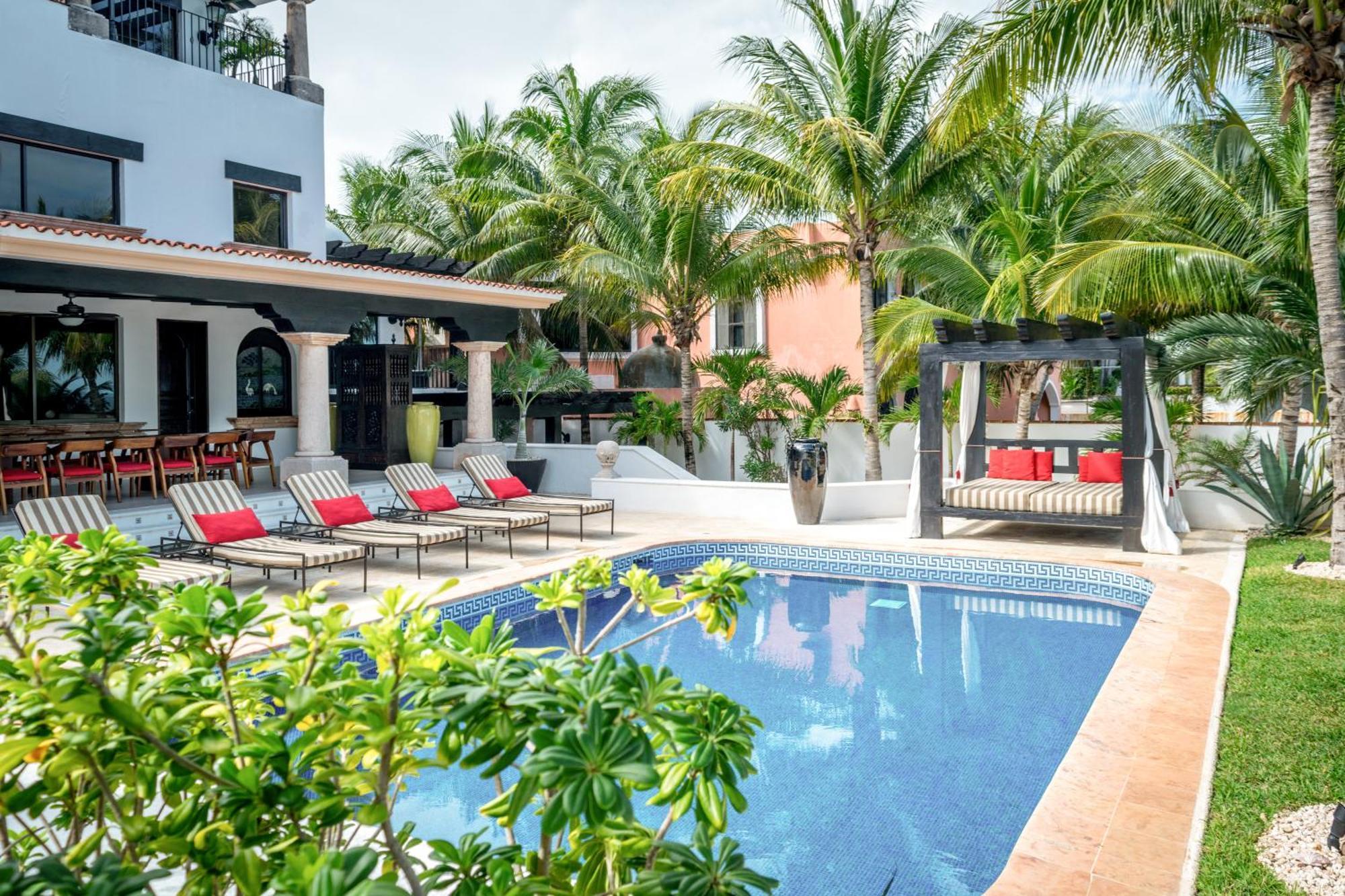 Villa Albatros Oceanfront Luxury Hotelzone Cancún Exterior foto