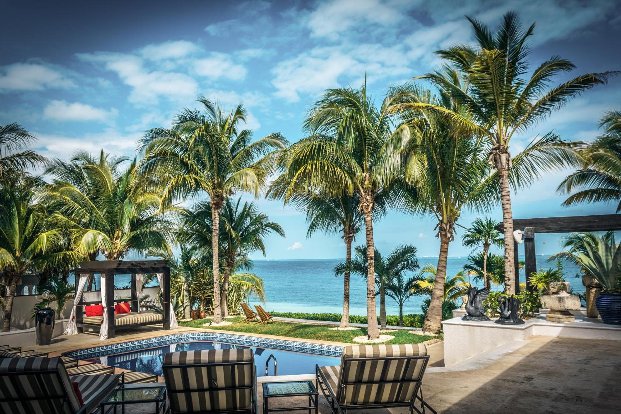 Villa Albatros Oceanfront Luxury Hotelzone Cancún Exterior foto
